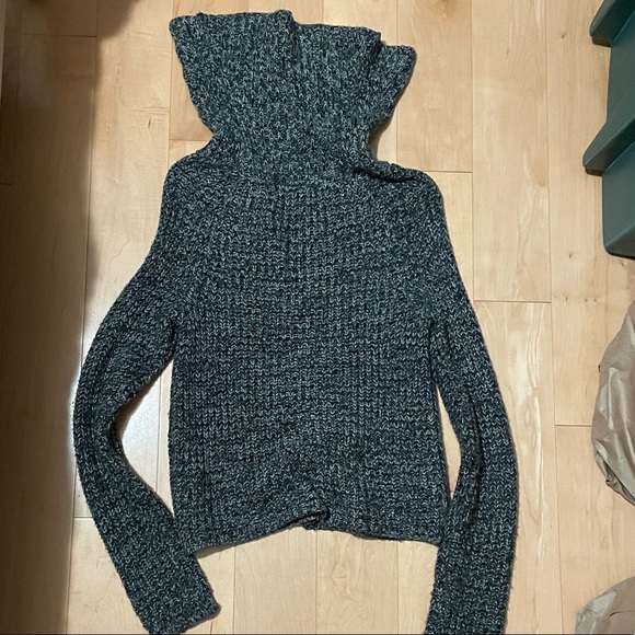 Mossimo Supply Co. | Sweaters | Grey Black And White Speckled Turtle ...